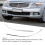 2pcs Chrome Front Bumper Lower Molding Trim for Benz C‑Class W204 6