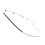 2pcs Chrome Front Bumper Lower Molding Trim for Benz C‑Class W204 13