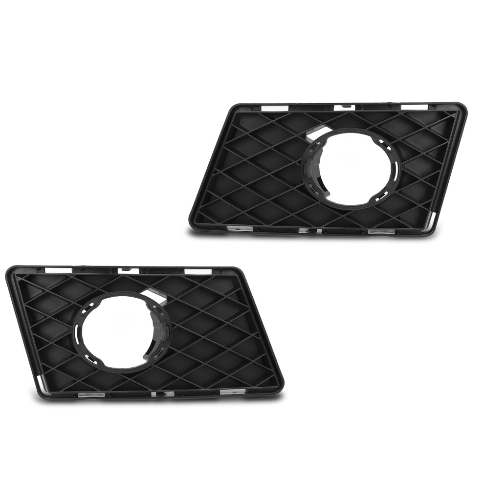 2Pcs Fog Lamp Grille Cover Fit For Benz Glk X204 2008-2012 Pre-Facelift 4051351832709