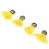 4 stücke Fliegenfischen Float Schaum Strike 2