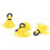 4 stücke Fliegenfischen Float Schaum Strike 5