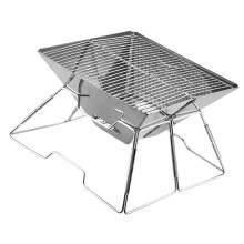 1 Set Praktischer Tragbarer Campinggrill Grillrost