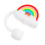 Creative Strohhalmhülle Regenbogenform Mit Für Getränkebecher 1