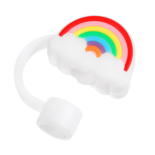 Creative Strohhalmhülle Regenbogenform Mit Für Getränkebecher