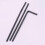 (300PCS) 100/1000pcs Black Flexible Drinking Straws for Wedding Party Use 2