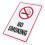 No Smoking Aluminum Sign For Restaurant Warning 10