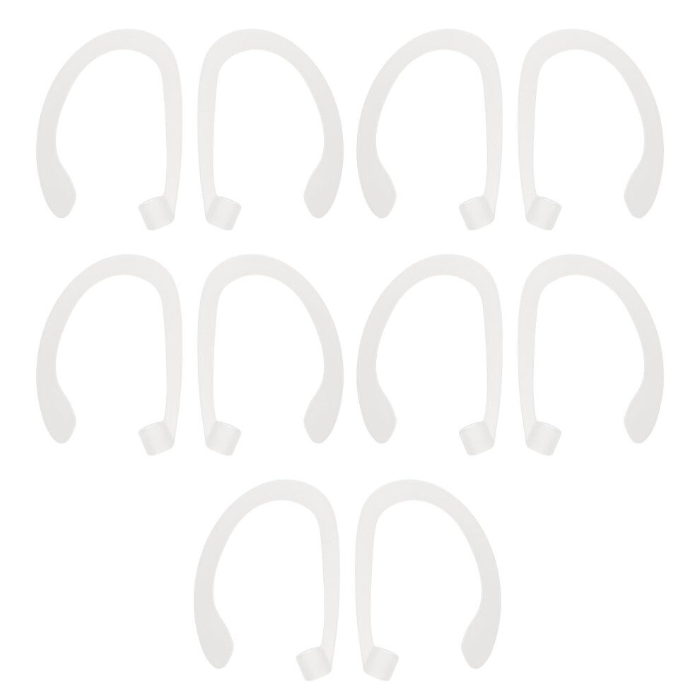 5 Pairs Silicone Ear Hooks For Wireless Earphones Compatible 3351256361122