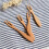 3Pcs Wide Handle Wooden Fruit And Dessert Fork 8