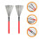 1 Pair Drum Wire Percussion Instrument Drum Wooden Handle Drum Brush 10