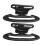 2Pcs Car Clothes Rack Headrest Coat Hanger Seat Back Hanger 6