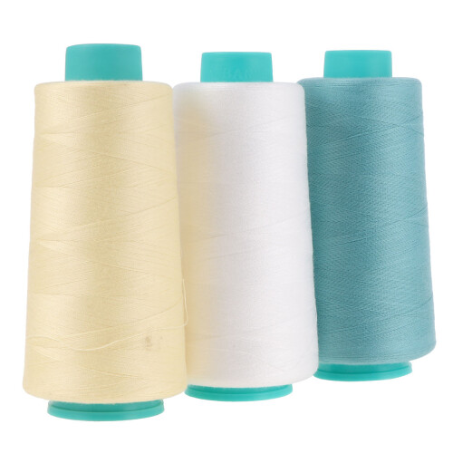 3Pcs Polyester Sewing Threads Wear Resistant For Clothes Pants 1