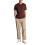 (M,Burgundy)Men's Short Sleeve T-Shirts, Regular Fit, Crew Neck 4