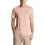 (S,Pink)Men's Short Sleeve T-Shirts, Regular Fit, Crew Neck 1
