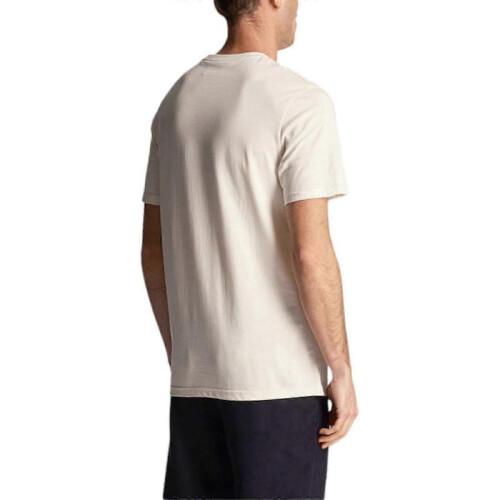 (M,Off White)Men's Short Sleeve T-Shirts, Regular Fit, Crew Neck 2