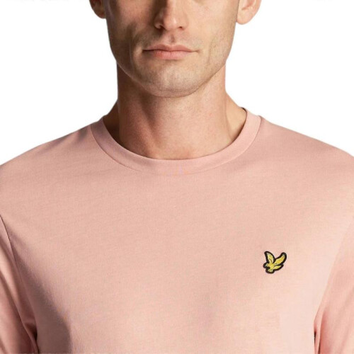 (M,Pink)Men's Short Sleeve T-Shirts, Regular Fit, Crew Neck 2