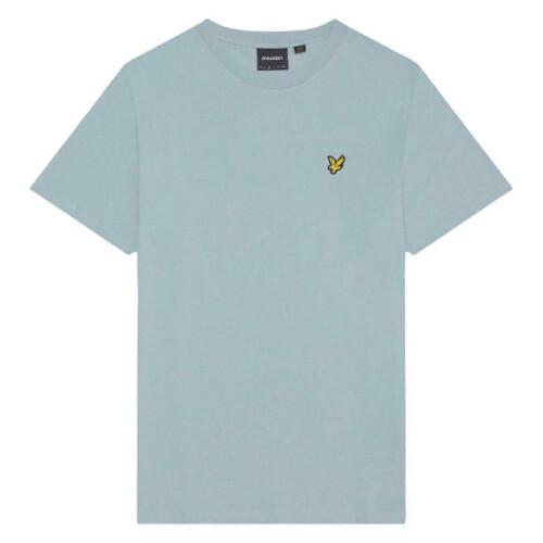 (L,Washed Blue)Men's Short Sleeve T-Shirts, Regular Fit, Crew Neck 1