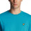 (L,Teal Blue)Men's Short Sleeve T-Shirts, Regular Fit, Crew Neck 4