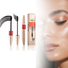 (2 Pcs) 2 in 1 Double Effect Adjustable Eye, Extension Curling Color Mascara, 2 brush types to change freely for enchanting eyelashes