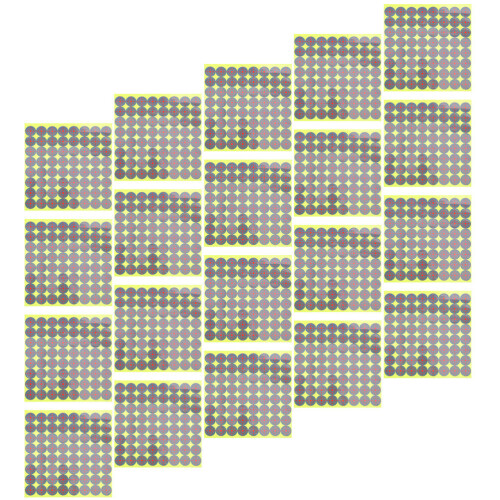 20 Sheets Labels For Target Stickers Clear Printing Portable