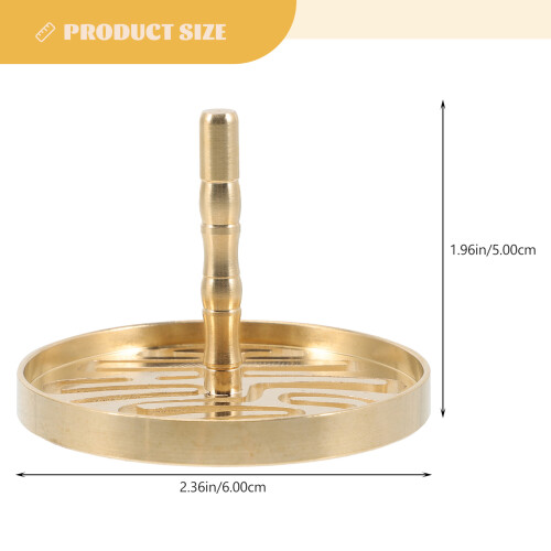 Incense Press Mold Brass Tool With Classical Pattern 1