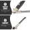 1Pc Foldable Metal Spring Comb With Plastic Handle For Men 6