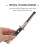 1Pc Foldable Metal Spring Comb With Plastic Handle For Men 8