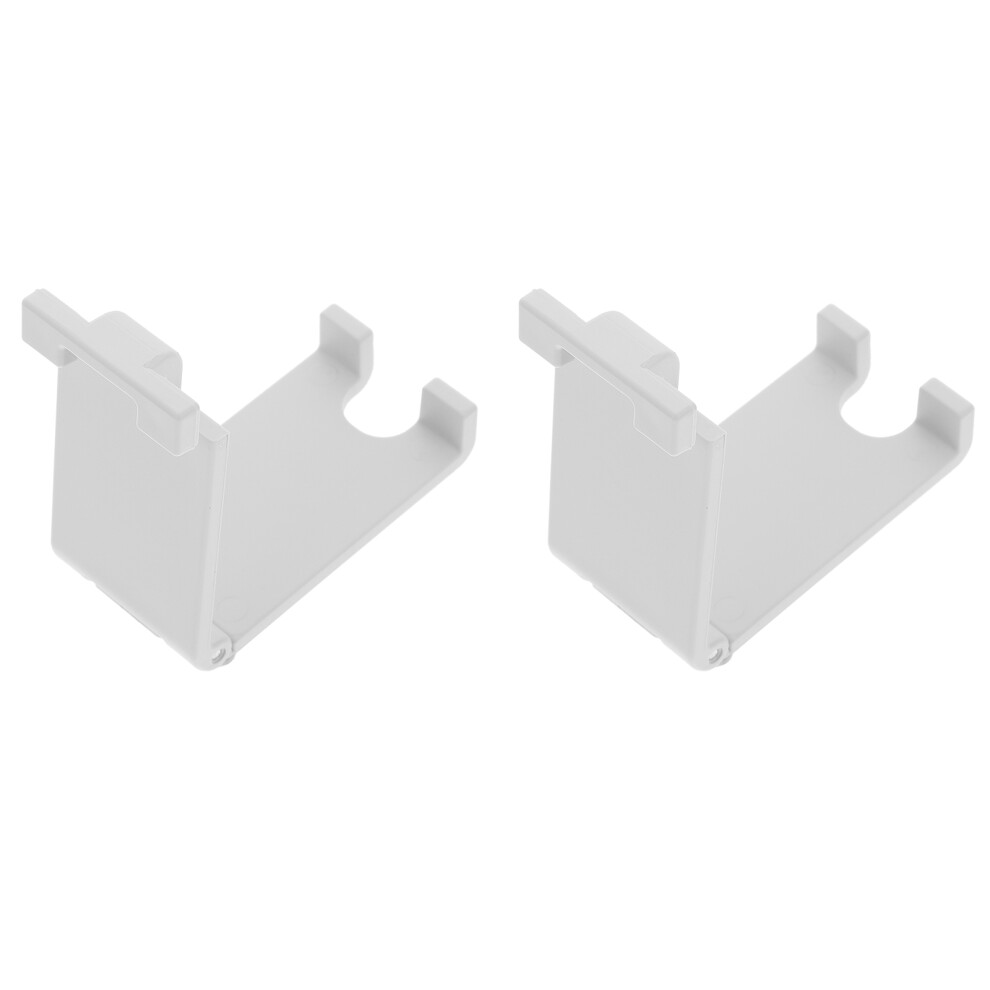 2Pcs Durable Headset Storage Rack Gamepad Hanging Brackets White 3351618200120