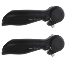 1 Pair Alloy Bike Handlebar For Mountain Road Cycling Black