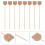100Pcs Bamboo Cocktail Picks Fruit Appetizer Skewers 5