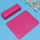Square Nail Salon Cushions With Heart Pattern Pu Hand Pillow 8