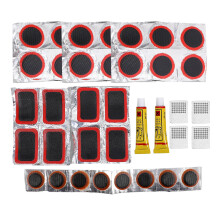 One Set Bicycle Repair Patches And Tire Lever Kit For Road Bike