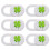 6Pcs Ultra Thin Laptop Camera Cover Four Leaf Clover Sticker 1