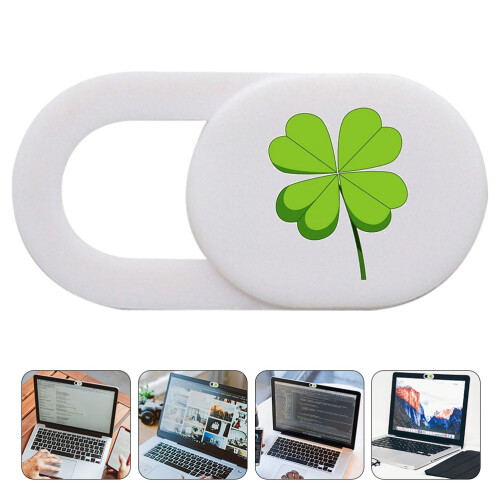 6Pcs Ultra Thin Laptop Camera Cover Four Leaf Clover Sticker 1