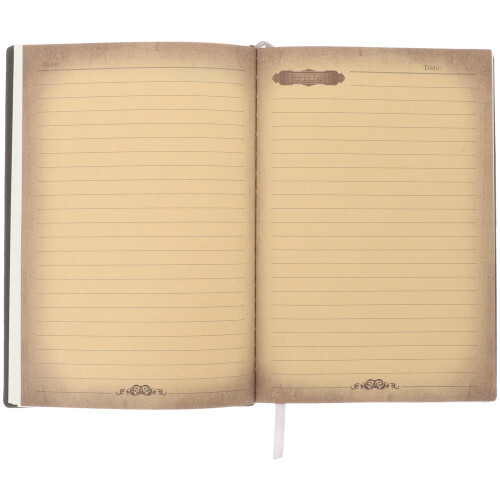 Vintage Pu Cover Journal Antique Sketchbook Retro Notepad Diary