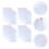 25Pcs Bubble Mailing Bag Shockproof Storage Pouch White 5