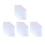 25Pcs Bubble Mailing Bag Shockproof Storage Pouch White 4