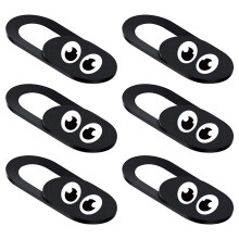 6Pcs Laptop Webcam Cover For Notebook Privacy Protection Black