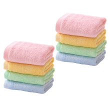 8pcs Absorbent Towels Face Washing Towels Washcloth Kids Face Towels