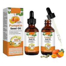 (2 Pcs) 2/3 Pcs Pumpkin Seed Oil For Hair Growth Natural Pumpkin Seed Oil For Hair, Eyelashes Eyebrows, Skin