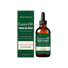 (1PC) Castor Oil Treatment Oil for Eyelashes, Eyebrows, Hair and Skin, Moisturizing Lightweight Treatment Oil