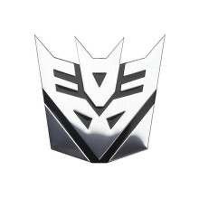 (F)3D aluminium auto sticker Autobots logo Transformers badge embleem achterklep embleem voor mobiel