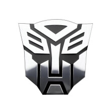 (Z)3D aluminium auto sticker Autobots logo Transformers badge embleem achterklep embleem voor mobiel