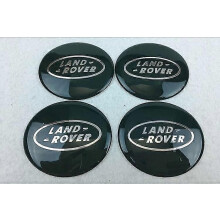 Aangepaste naafsticker, naafafdekkingssticker, 65 mm naafafdekking, compatibel met Land Rover, groen