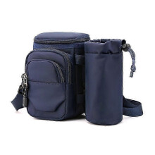 (Dark Blue) Men Shoulder Crossbody Bag Waist Pack With Removable Mug Pocket 2025