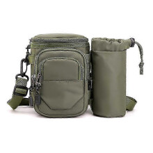 (Army Green) Men Shoulder Crossbody Bag Waist Pack With Removable Mug Pocket 2025