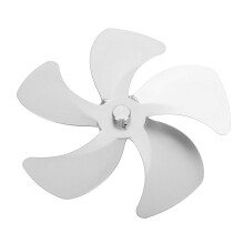 Aluminum Alloy Stove Fan Blade Replacement Silver 5-Blade Circulator