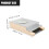 2 Pezzi Alimentatore Per Apicoltura Base In Legno Chiaro 10