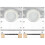 2 Pezzi Alimentatore Per Apicoltura Base In Legno Chiaro 4