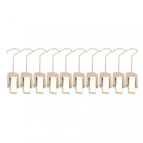 Industrial Solid Wood Rotary Hooks, Heavy Duty Wall Mounted Multifunctional Hanging Clips