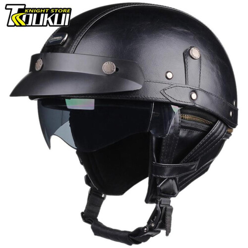Helmaccessoires Motorhelm DOT Goedgekeurd Duits,XL,537-Zwart